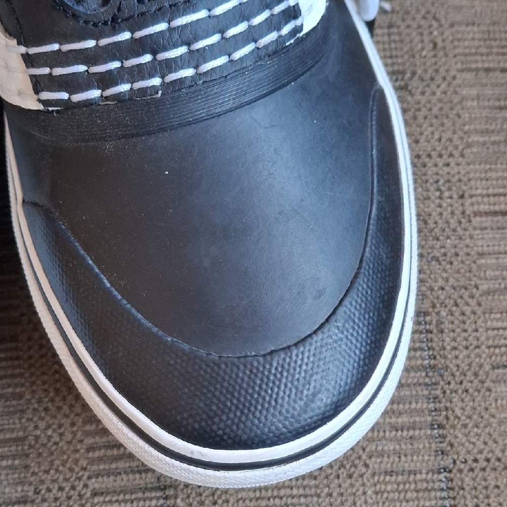 Vans Mens Standard Mid Black White Snow Boots - Picture 9 of 9